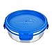 LunchBots Salad Bowl Lunch Container - 3 Cup - Leak Proof Lid - Stainless Steel Inside - Not Insulated - BPA Free, Dishwasher Safe - Royal - 3 Cup