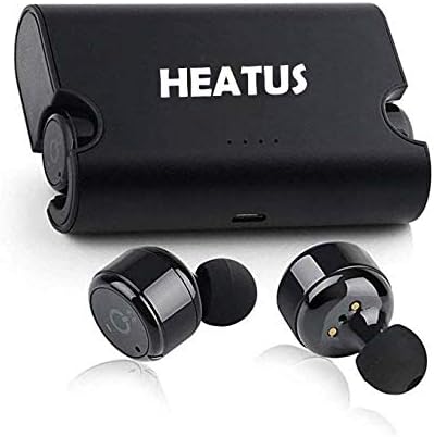 HEATUS X2T True Wireless Rechargable Deep Bass Bluetooth Headphone/Earphone with Twins Stereo in-Ear Bluetooth Headset Earphone Earbuds with Charging Box