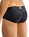 Leo Mens Padded Butt Enhancing Boxer Brief,Black,Medium