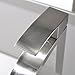 VCCUCINE Contemporary Modern Brushed Nickel Tall Single Handle Bathroom Vessel Sink Faucet, Laundry Stainless Steel Sink Faucet With Two 3/8