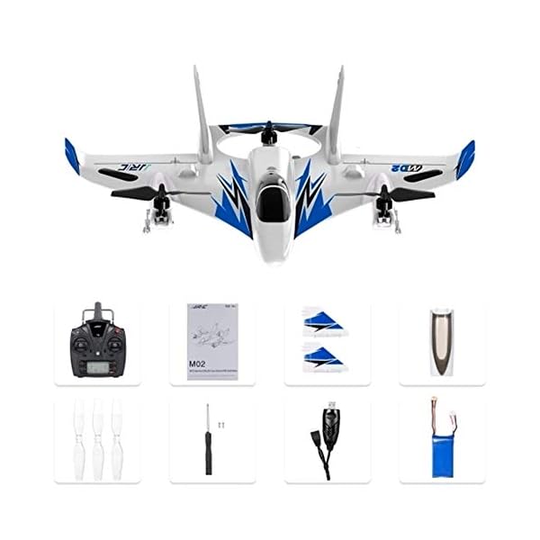 MAATCHH Fernbedienung Flugzeug 2.4G 6CH 3D / 6G RC Flugzeug Brushless Multi-Motor Vertikal Takeoff Flugzeug (Farbe… – Bild 4