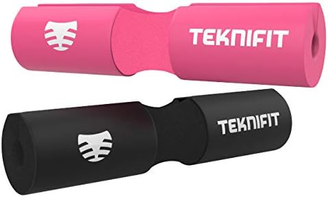 Teknifit Barbell Squat Pad - Comfortable & Protective High Density Foam Pad for Neck and Shoulders - Enjoy Weightlifting, Lunges, Hip Thrust Exercises - Fits Olympic Bars Perfectly