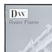 Dax 18x24 Flat Black Environmentally Friendly Wood Composite Wall Display Poster Frame