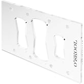 O'SKOOL Bowtie/Butterfly Inlay Templates with 3 Sizes, 5/16" Thick Acrylic Router Template for Decorative Inlays and Woodworking Projects, RTA011