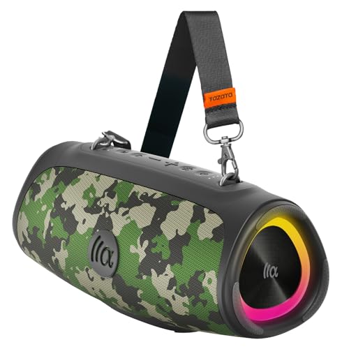 TAZATA Loud Portable Bluetooth Speaker