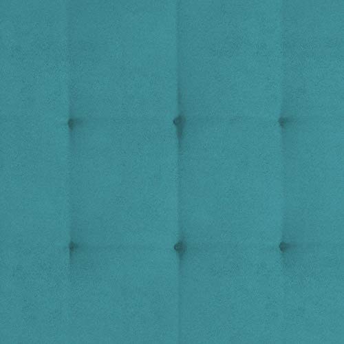 DHP Ariana Kids Sofa Futon, Converts from Futon to Bed for Kids, Teal Precio Más Bajo & Mejor