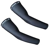 Eyerayo Arm Sleeves UV Protection Cooling or Warmer Arm Sleeves for Men Women Youth Kids Sun block Protective Sports Gloves Running Golf Cycling Driving 1 Pair