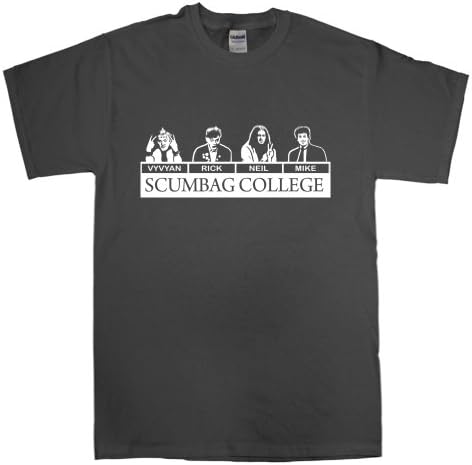 Mens T Shirt - Scumbag College - Charcoal - XL