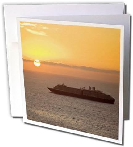 3dRose gc_86801_1 6 x 6-Inch "Cruise Ship Travel, Cabo San Lucas, Mexico - Sa13 Sws0190 - Stuart Westmorland" Greeting Card (Pack of 6)