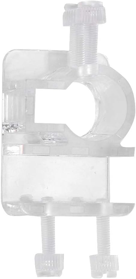 Water Pipe Fixation Clamp, Acrylic Transparent Aquarium Fish Tank Water Pipe Rack Single Hole Hose Fixing Clamp Tank Accessories(21mm) - Image 5