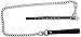 KinkLab Buckling Cock Ring and Chain Leash Set