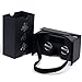 Google Cardboard,GANA 3D VR Headset Virtual Reality DIY Glasses Box with Big Clear 3D Optical Lens and Comfortable Head Strap Sucker Forehead Pad Nose Pad for All 3.5-6 Inch Smartphones