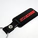 Chevrolet Corvette Z06 C7 Key Chain - Satin Black & Red Logo - Made in USA