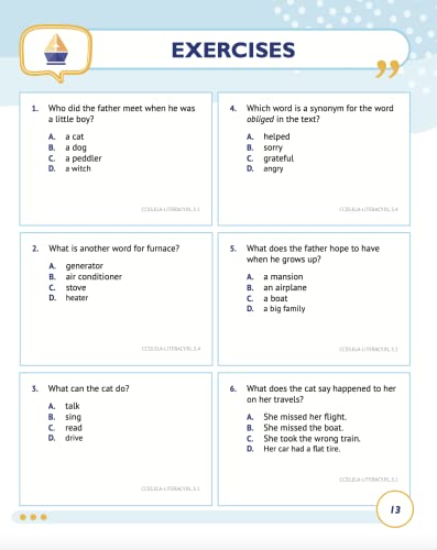 3rd Grade Common Core ELA (English Language Arts): Daily Practice Workbook | 300+ Practice Questions and Video Explanations | Common Core State ... Standards Aligned (NGSS) ELA Workbooks)