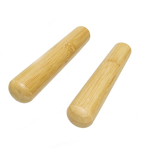 Goodtar Bamboo Massage Tools Green Therapy Kit of 100 Solid Bamboo Sticks to Full Body Massage