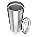 Brümate Imperial Pint 20oz Shatterproof Double Wall Vacuum Insulated Stainless Steel Travel & Camping Mug for Beer, Cocktails, Coffee & Tea with Splash-Proof Lid for Men & Women (Glitter Charcoal)