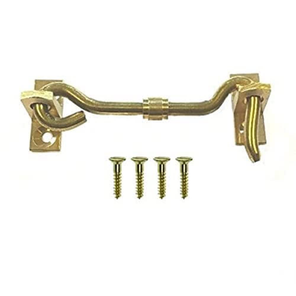 Merriway BH04281 Solid Brass Cabin Hook, 75 mm, 3 inch