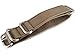 JRRS7777 20mm Canvas Watch Strap Band Sports Military Army New Pattern Brown ZULU NYS-112
