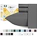 California Design Den King Size Sheet Set - Soft 400 Thread Count Sateen, Natural 100% Cotton Sheets, Deep Pockets with All-Around Elastic for a Snug Fit, Cool & Durable Bedding Set - Grey