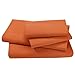 1500 Thread Count Queen Size 4pcs Bed Sheet Set Egyptian Comfort Deep Pocked Orange