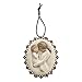 Willow Tree Tenderness Metal-Edged Ornament, Sculpted Hand-Painted bas Relief