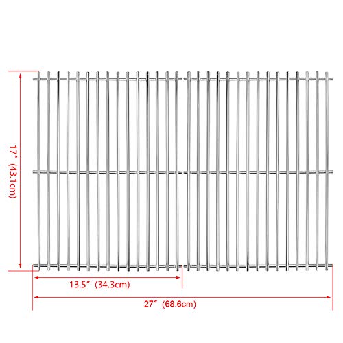 Hisencn Stainless Steel Solid Rod Replacement Parts Grill Grids Cooking