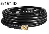 YAMATIC ProWash Non-Marking 5/16" X 40 FT High Pressure Washer Hose, Burst 13600 PSI Fit Up to 4200 PSI Pressure Washer Replacement/Extension