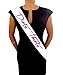 Dirty Thirty White and Pink Glitter Satin Sash - Happy 30th Birthday Party Supplies, Ideas and Decorations - Funny Birthday