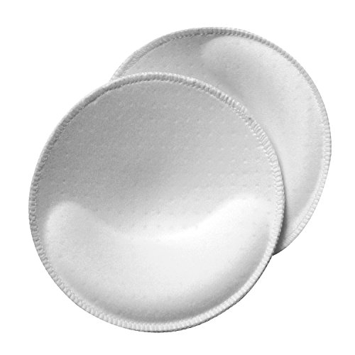 TopBine Removable Round Yoga Bra Pad Replacement Sports Bra Pads Inserts (white, C/D)