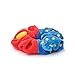BT21 TATA Character Scrunchie Elastic Hair Tie Band Accessories for Girls, Red/Blue