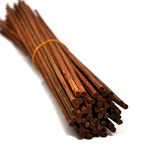 Ougual 50 Pieces Rattan Reed Diffuser Replacement Refill Sticks (12
