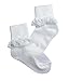 Lauren Madison Baby girl Christening Baptism Christening Socks Cross Appliques