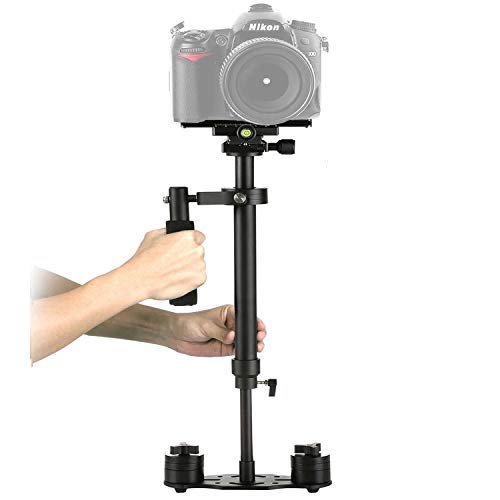 SuteFoto S60 Stabilizer for Camera 24"/60cm Steadycam with Quick Release Plate 1/4" and 3/8" Screw for Nikon, Canon, Sony, Panasonic and Other DSLR Camera -Up to 6.61Ib/3kg