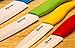 ZenWare¨ 9 Piece Multi Color Ceramic Cutlery Kitchen Knives with Fruit Peeler - Knife Set