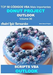 Livro VBA TOP 50 Códigos Mais Importantes - Outlook: DONUT PROJECT