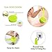 Silicone Body Shower Brush Soft Bath Back Scrubber with Long Handle for Women, Men, Elderly, Disabled Patients, Sensitive and All Kind Skins etc, Cellulite Massager, 2 Pack
