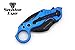 Snake Eye Tactical Heavy Duty Folding Pocket Knife Outdoors Hunting Camping Fishing (Blue)