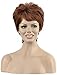 DIY Wig Short Brown Pixie Cut Wigs for Women With Bang,Natural Fluffy Daily Use Hair 9 Inches