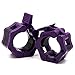 Greententljs Barbell Clamps 2 Inch Olympic - Pair of Collars Quick Release Locking Barbell Workout Pro Weight Plate Clamp Clips for Gym Power Heavy Weightlifting Fitness (Purple)