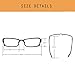 Tirain Men Polarized Anti Glare Day and Night Vision Driving Glasses Yellow Lens with Case (Black Frame)