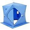 Best-Choice-Products-Ice-Fishing-Shelter-Tent-Portable-Pop-Up-Ice-Fishing-House-Blue-Waterproof