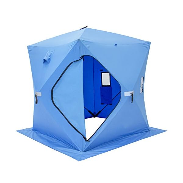 Best-Choice-Products-Ice-Fishing-Shelter-Tent-Portable-Pop-Up-Ice-Fishing-House-Blue-Waterproof