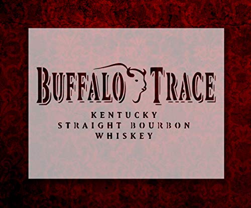Buffalo Trace Whiskey 8.5" x 11" Custom Stencil FAST FREE SHIPPING (651)