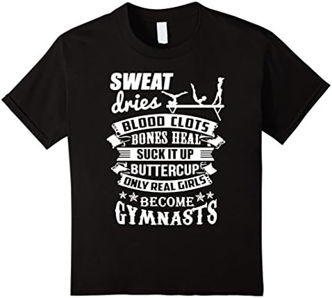 Kids Gymnastics Shirt - Become Gymnasts Tshirts 12 Black