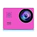 lightdow LD4000 Sports Action Camera HD Waterproof DV Camcorder (Pink)