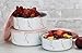 Corelle Coordinates by Reston Lloyd 6-Piece Enamel on Steel Bowl/Storage Set, Cherry Blossom