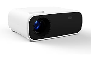 ZDK Native 1080P 18000 Lumen 4K Supported Projector with wifi and bluetooth, Bedroom Outdoor Indoor Projector Compatible with Smartphone, HDMI, USB, AV, Fire Stick, PS5 for Home, Bedroom, Outdoor Use