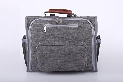 Multi-Function Diaper Bag Maternity Nappy Changing Bags，Waterproof Travel Backpack for Baby Care, Large Capacity , Stylish and Durable (Gray)