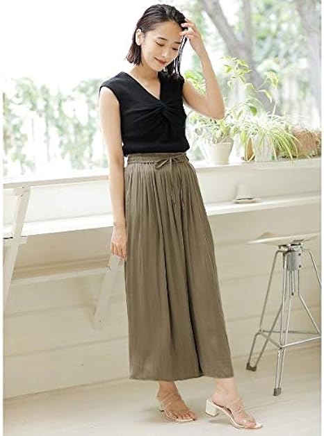 Amazon イング Ingni サテンイージースカンツ カーキ M ロングパンツ 通販