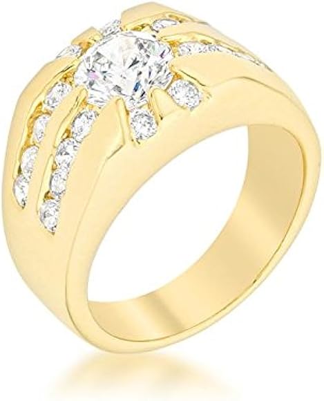 Amazon Com Panerma Cubic Zirconia Sunrise Ring Jewelry